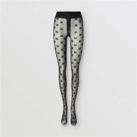 burberry monogram motif tights.